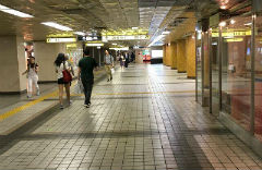 1. Walk toward C8 exit of the Tokyo Metro Ginza